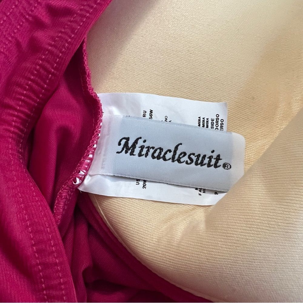 Miraclesuit Solid Gandolf One Piece Swimsuit Red … - image 8